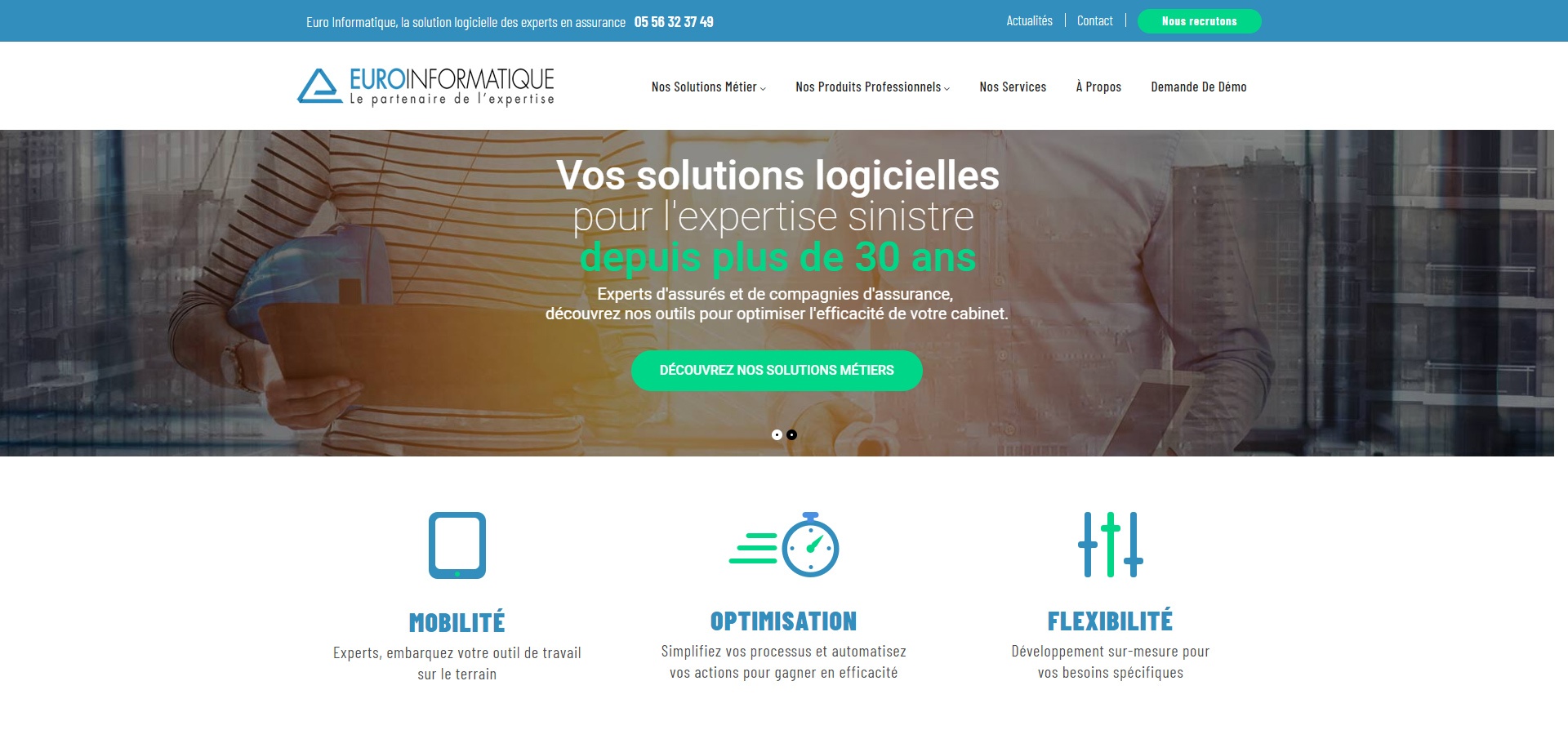 Le nouveau site web d’Euro Informatique est en ligne