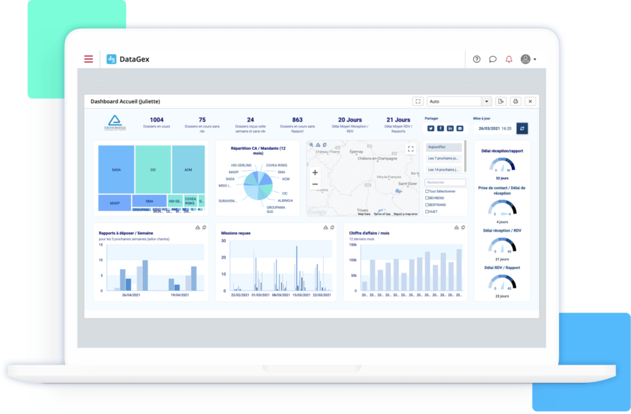 DataGex l'outil de pilotage des pros de la gestion de sinistre